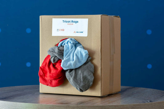 ALL-CARE Poetslappen interlock gekleurd 10kg in doos (Sweatshirts & T-shirts)