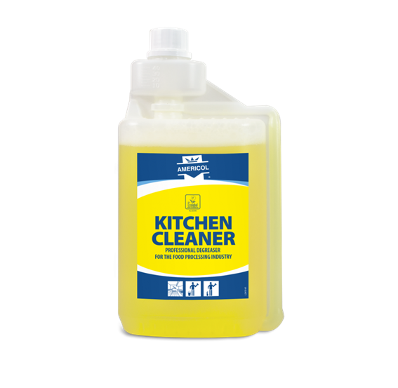 OUTLET Americol Küchenreiniger gelbe Dosierflasche ECO 1x1 Liter