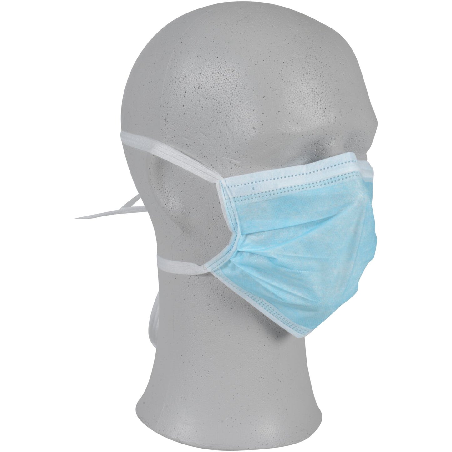 Abena surgical mask type IIR with tie-on straps blue 50 pieces