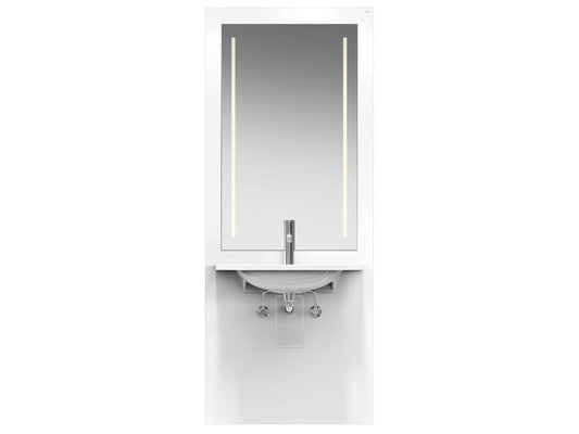 HEWI S50.01.312010 Modulwaschtisch Weiß, Waschtisch M40.11.501, LED