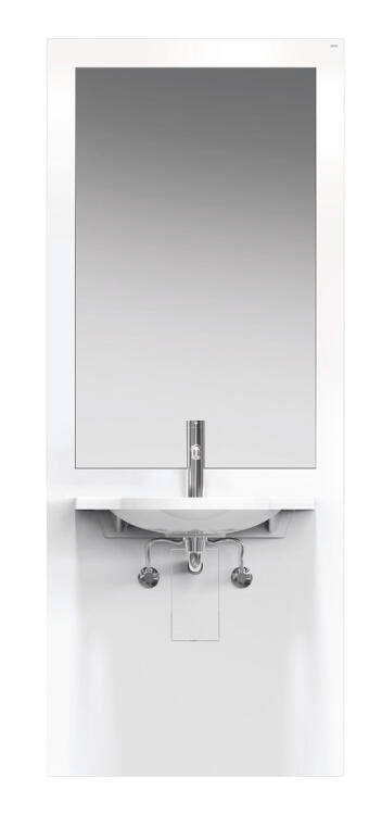 HEWI S50.01.202010 module washbasin S50 WT 950.11.101, mirror, white
