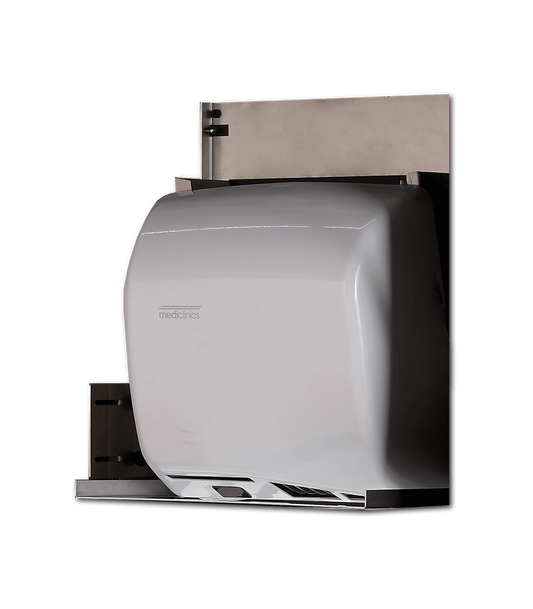 MEDICLINICS M17A-BTM24 hand dryer with holder for behind-mirror mounting