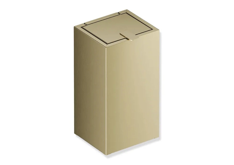 HEWI 900.05.00570 LP hygiene waste bin 6L brushed brass PVD