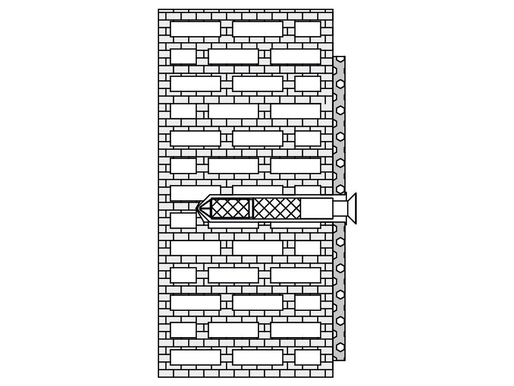 HEWI BM1288 fixing material for height-adjustable installation for wall S 50