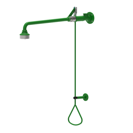 NOVALAB 70174535 Notbrausekopf mit 7 Brausebohrungen, Volumenstrom ca. 60 l/min bei 1,5 bar Fließdruck