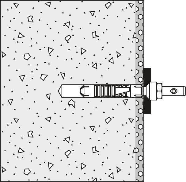 HEWI BM10.2.2 fixing material