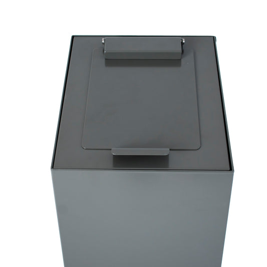 V-Part Top with hinged lid for modular waste separation unit 60L