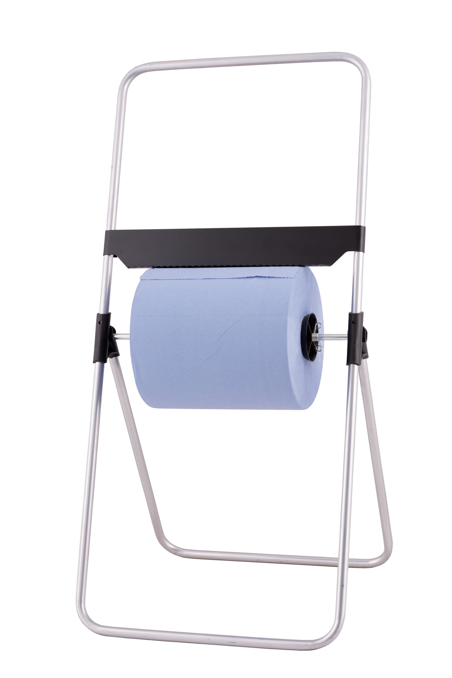 Industrial cleaning roll holder freestanding
