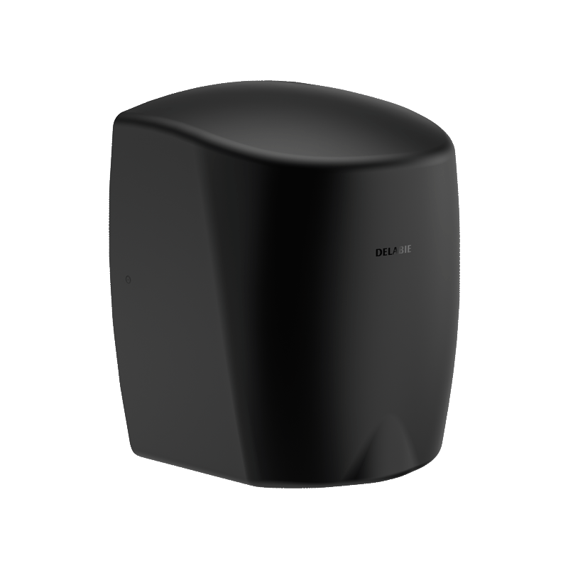 DELABIE 510622BK HIGHFLOW hand dryer in matt black