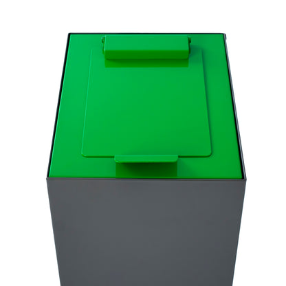 V-Part Top mit Klappdeckel für modulare Mülltrennungseinheit 60L