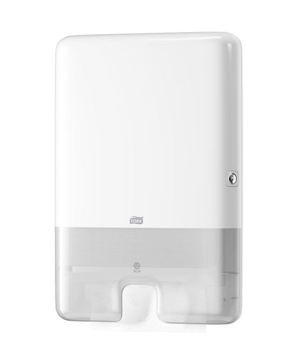 TORK 552000, H2 Multifold Hand Towel Dispenser Elevation White