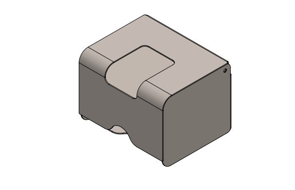 Mini Femy Care dispenser 5577_3 brushed stainless steel on request