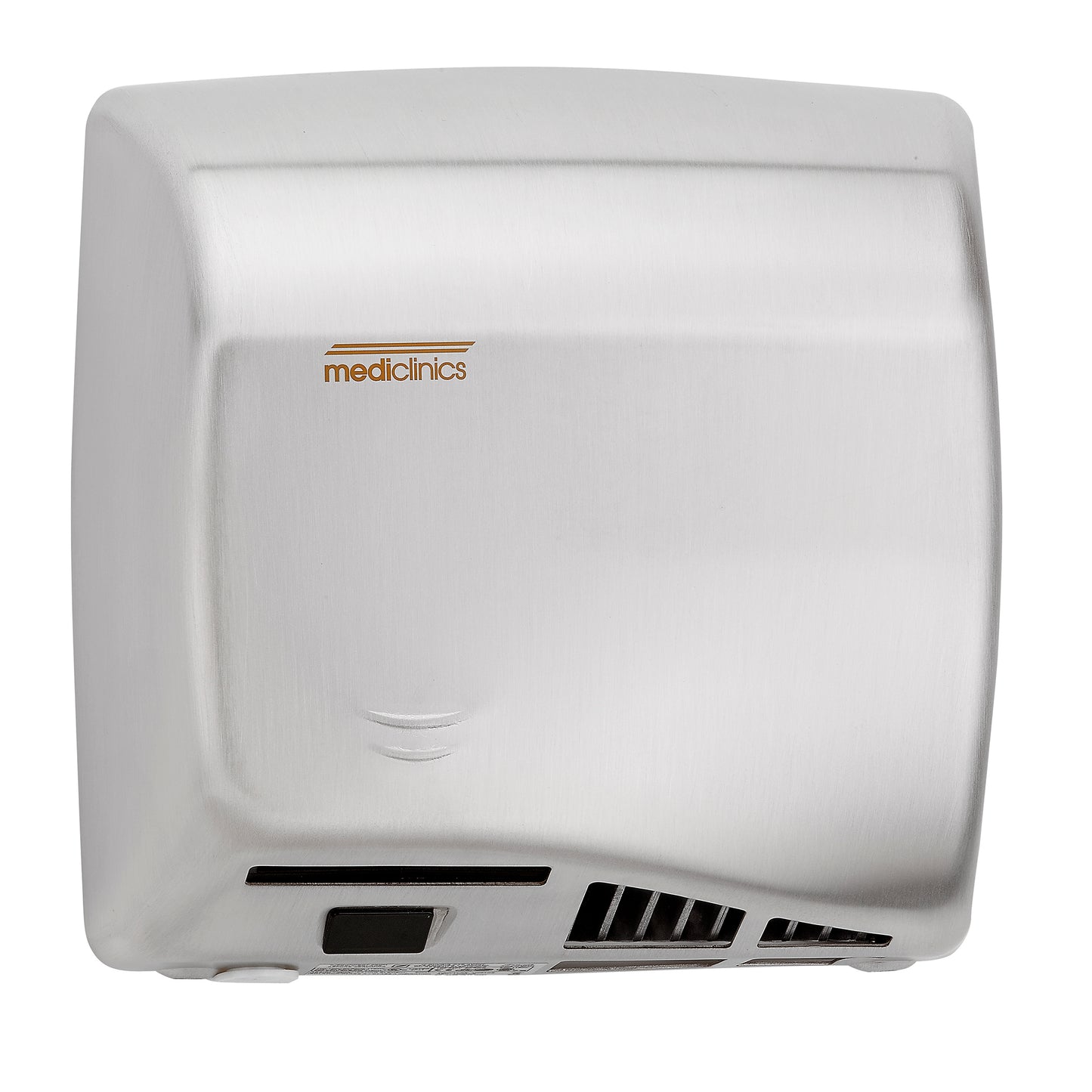 MEDICLINICS SPEEDFLOW M06ACS Stainless steel hand dryer with sensor