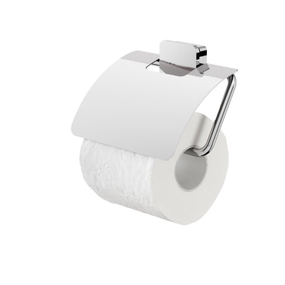 GEESA 917908-02-A TOPAZ CHROME Toilet Roll Holder with Flap