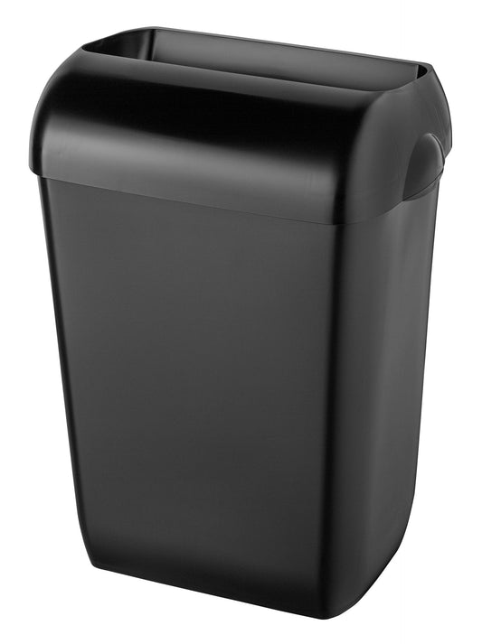 PL-line BLACK half-open waste bin 23L
