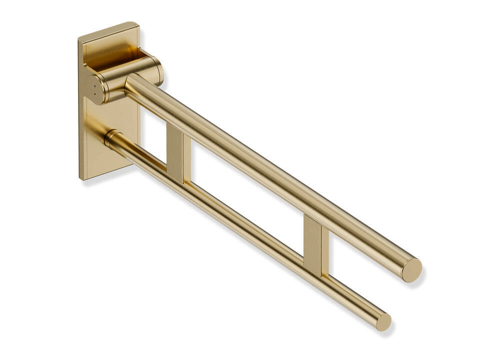 HEWI 900.50.10270 LP fold-up support Duo colour: LP brushed brass