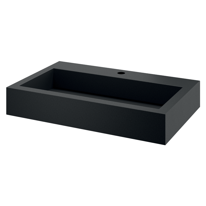 DELABIE 121150BK AQUEDUTO Waschtisch Wandmodell mit Hahnloch