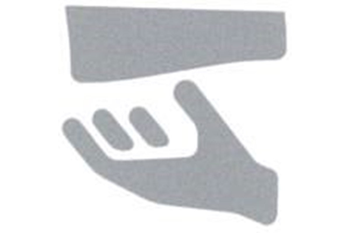 WAGNER-EWAR 924559 Paper pictogram silver, self-adhesive, made of paper approx. 35 mm x 33 mm