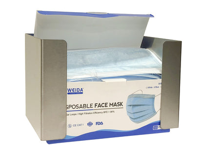 PL 13106 Face mask dispenser stainless steel, MQ FMD 2