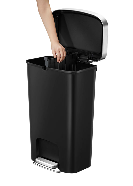 EKO HANA 1 pedal bin 2x25L black