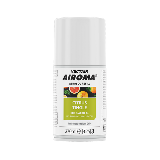 VECTAIR AIROMA CITRUS TINGLE 12x270ML Air Freshener Refills