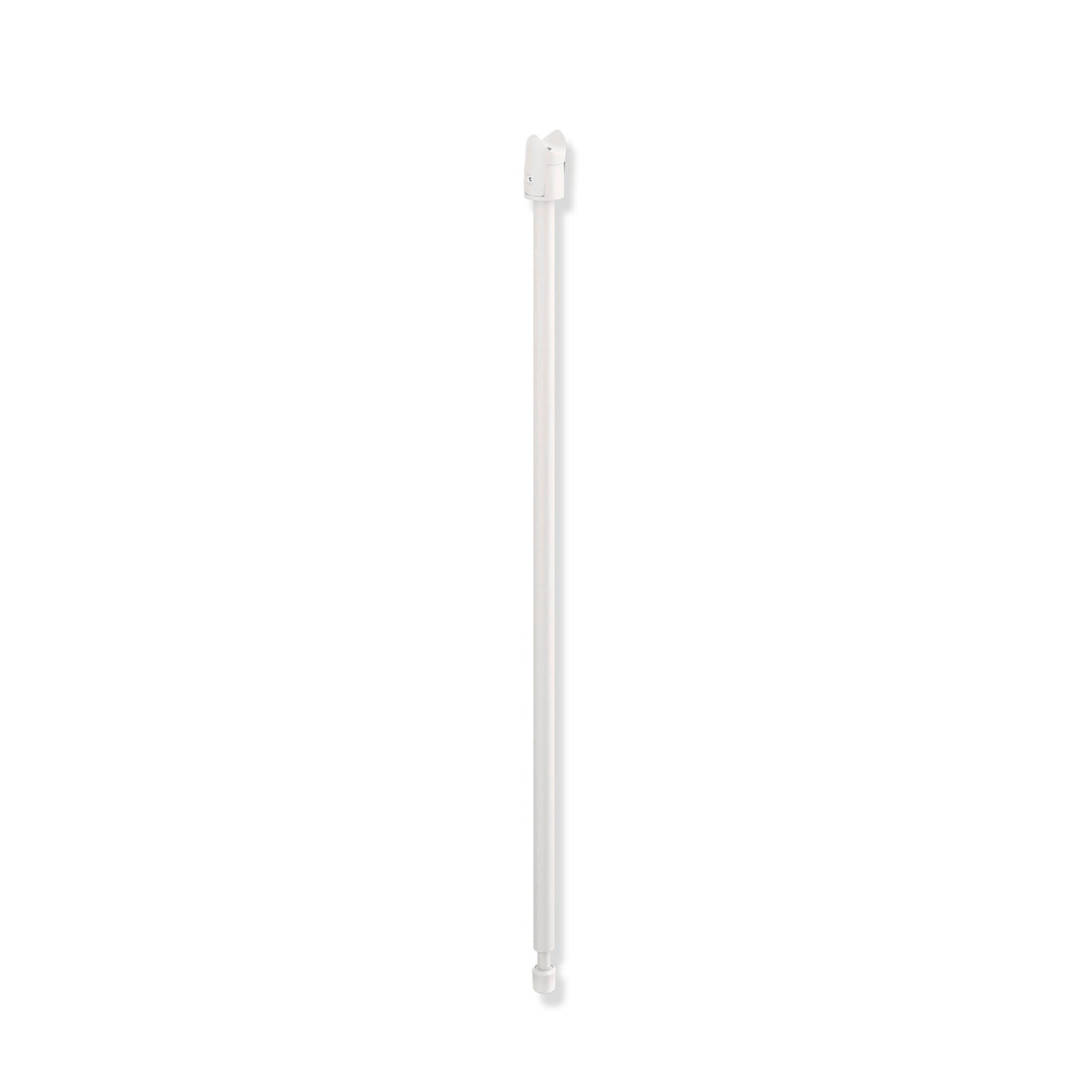 HEWI 900.50.02060 DX floor support for mounting height 760 hinged support, white coated
