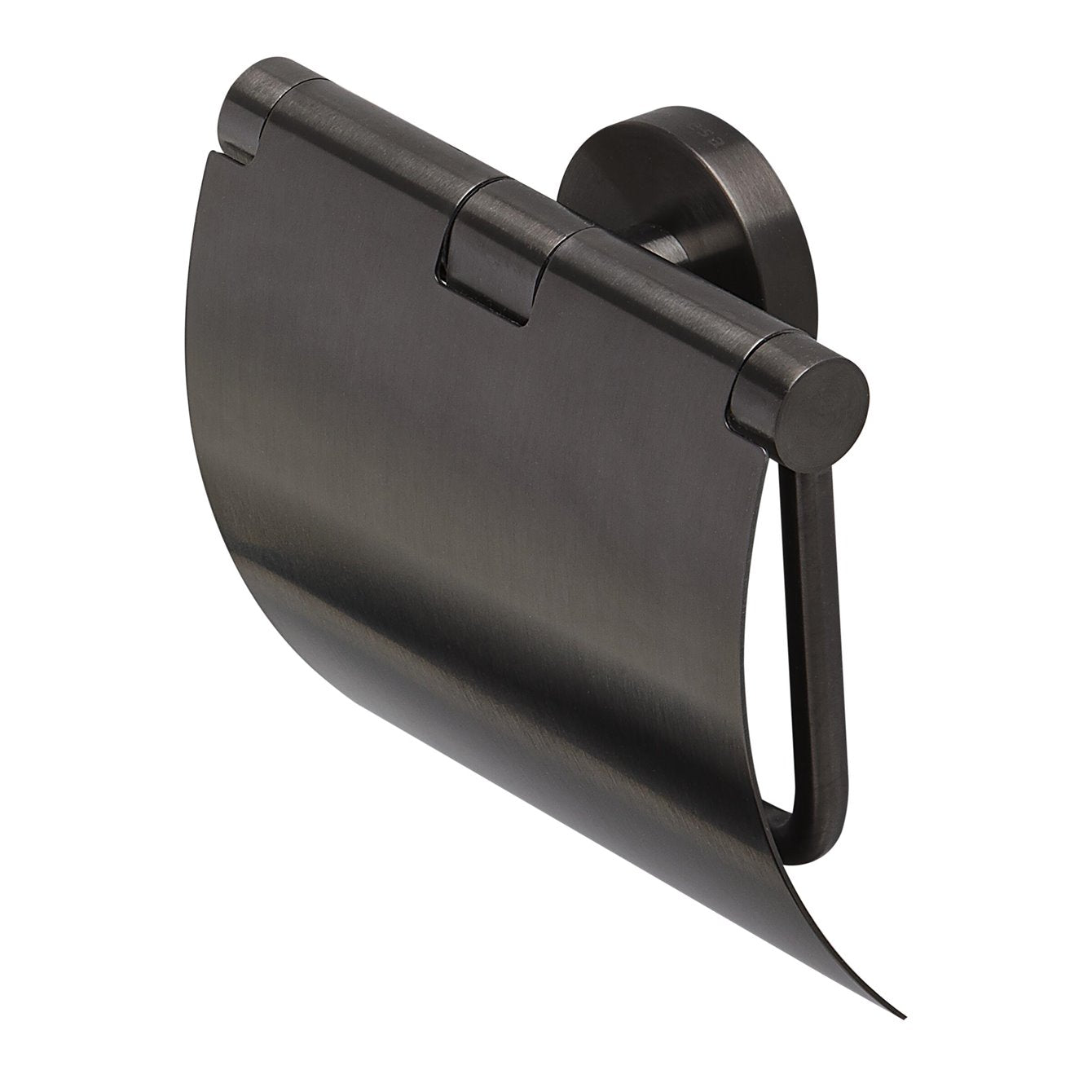 GEESA 916508-09 BRUSHED BLACK METAL toilet roll holder