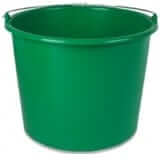 OUTLET Bucket plastic green 12L