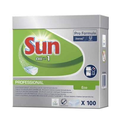 Sun All-in-1 ECO Dishwasher Tablets (100 tablets)