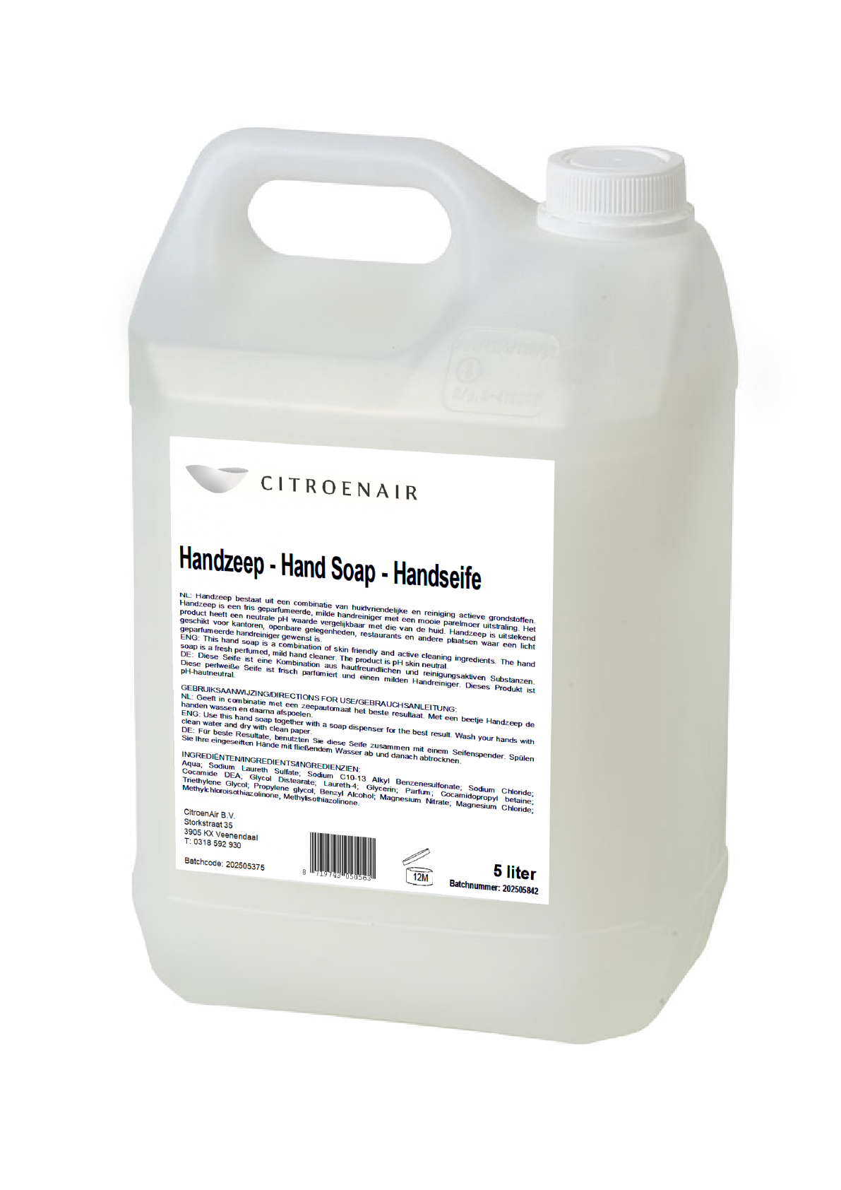 CITROENAIR 886001 Hand Soap 1x5L