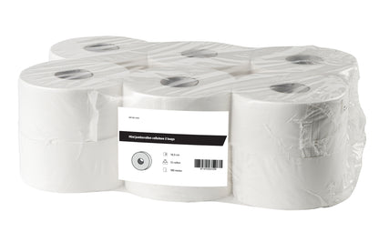 STARLIGHT 2120-FSC Zellulose-Toilettenpapier Mini Jumbo 12x180 Meter 2-lagig