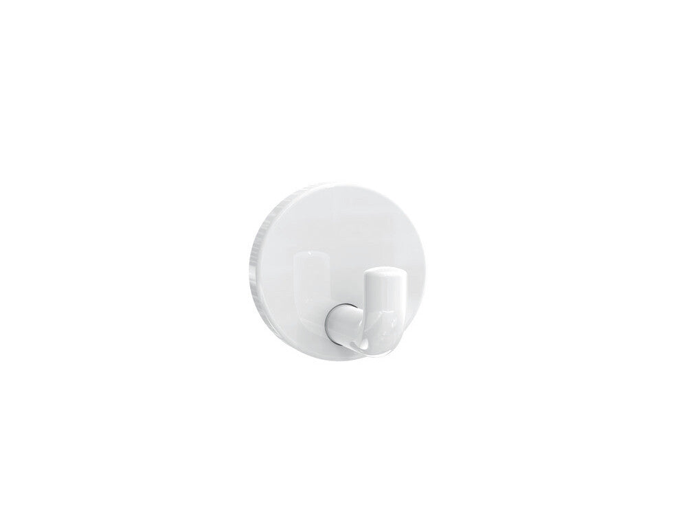 HEWI 477.90.010 98 single hook, ø50mm, Colour 98 signal white