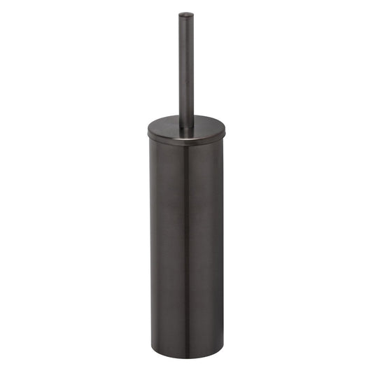 GEESA 916511-09 BRUSHED BLACK METAL toilet brush holder