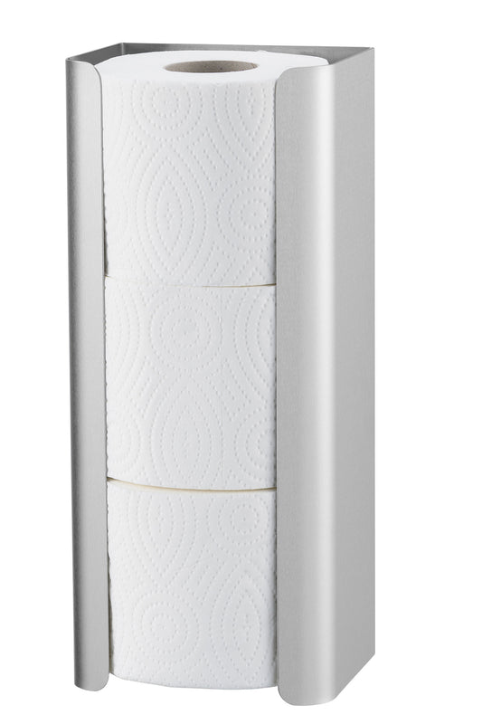 PL-line 8470 Stainless Steel Reserve Toilet Roll Holder for 3 rolls