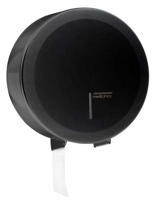 MEDICLINICS PR2787B jumbo toilet roll dispenser black