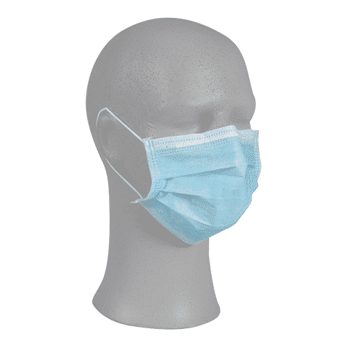 Abena OP-Maske Typ IIR mit Ohrschlaufen blau 50 Stück