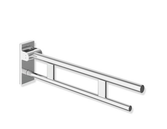 HEWI 900.50.10340 Hinged support rail Duo 750 mm chrome