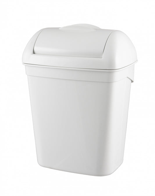 WHITE hygiene waste bin 8 liters
