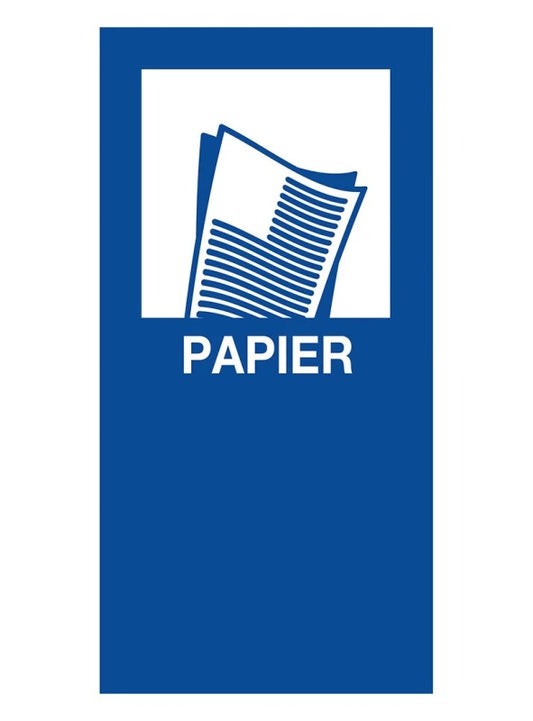 Magnetsticker Papier - blau