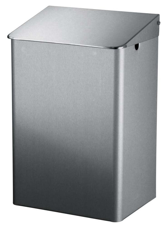 PL-line Stainless steel enclosed waste bin 15L
