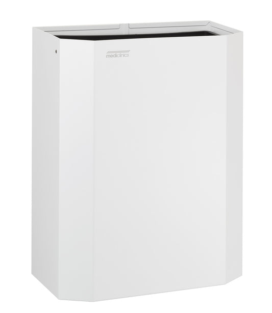 MEDICLINICS PPA2279 open waste bin 25 liter white