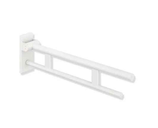 HEWI 900.50.40260 DX Mobile Foldable Support Duo 700mm deep matt white