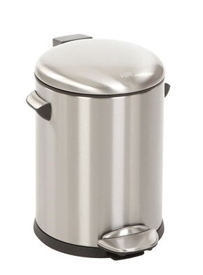 Belle Deluxe pedal bin 5 liter, EKO - matte stainless steel