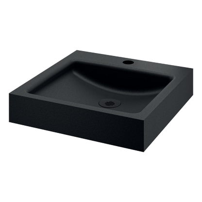 DELABIE 121830BK UNITO wall-mounted washbasin with tap hole