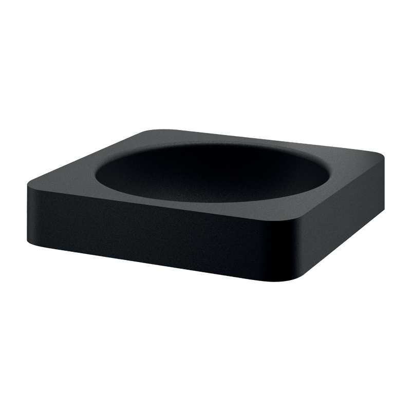 DELABIE 120650BK QUADRA surface-mounted washbasin without tap hole