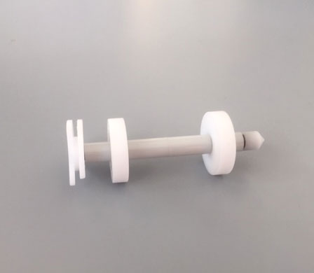 Shaft for 2-roll holders (Qbic, wings, PQ)