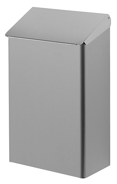 PL-Line AC WB 7 E Abfalleimer aus Edelstahl mit Klappdeckel 7 Liter