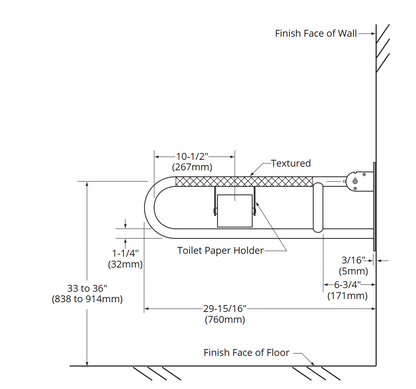 Gamco 125-Swing-Up-TPH - 760 mm