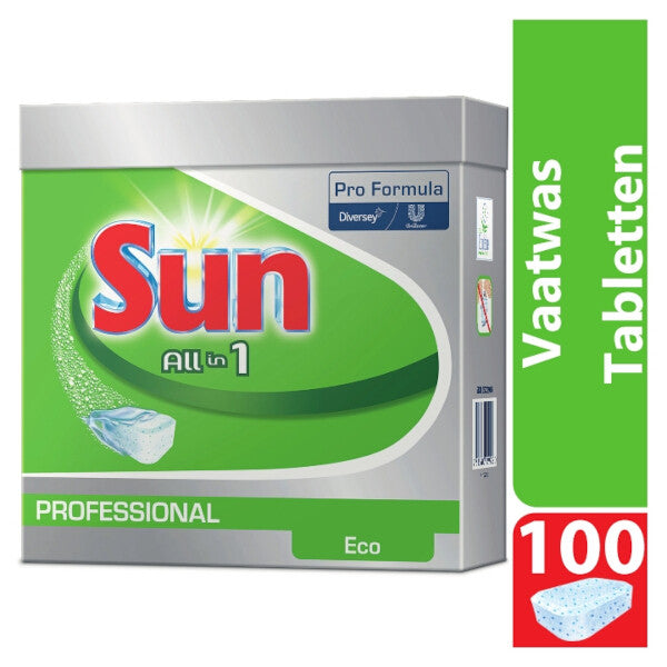 Sun All-in-1 ECO Dishwasher Tablets (100 tablets)
