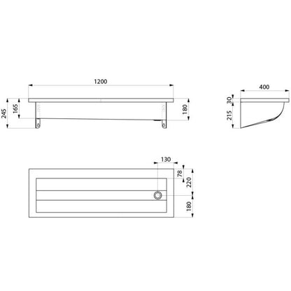 DELABIE 120250 - 1200 mm